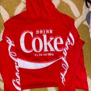 Coca Cola crop Sweater